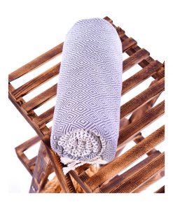 Budapest Turkish Towels – Peshtemal Beach Towels Dark Purple 3