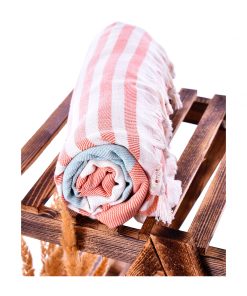 Chicago Turkish Hand Towels – Peshtemal Beach Towels Pink 3