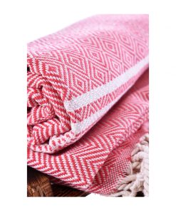 Cophenag Turkish Throws Towels – Peshtemal Beach Towels Pink 2