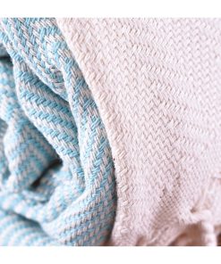 Montreal Turkish Hand Towels – Peshtemal Beach Towels Cloud Blue 4