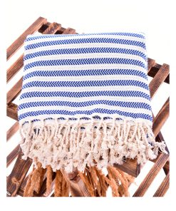 Napoli Turkish Hand Towels – Peshtemal Beach Towels Blue 2 3