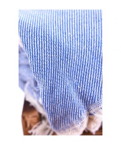 Paris Turkish Throws Towels – Peshtemal Beach Towels Blue 5